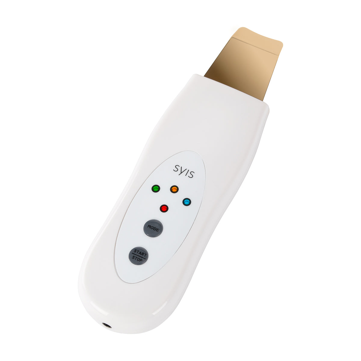 Syis device dermo lift & peel skin scrubber gold spatula