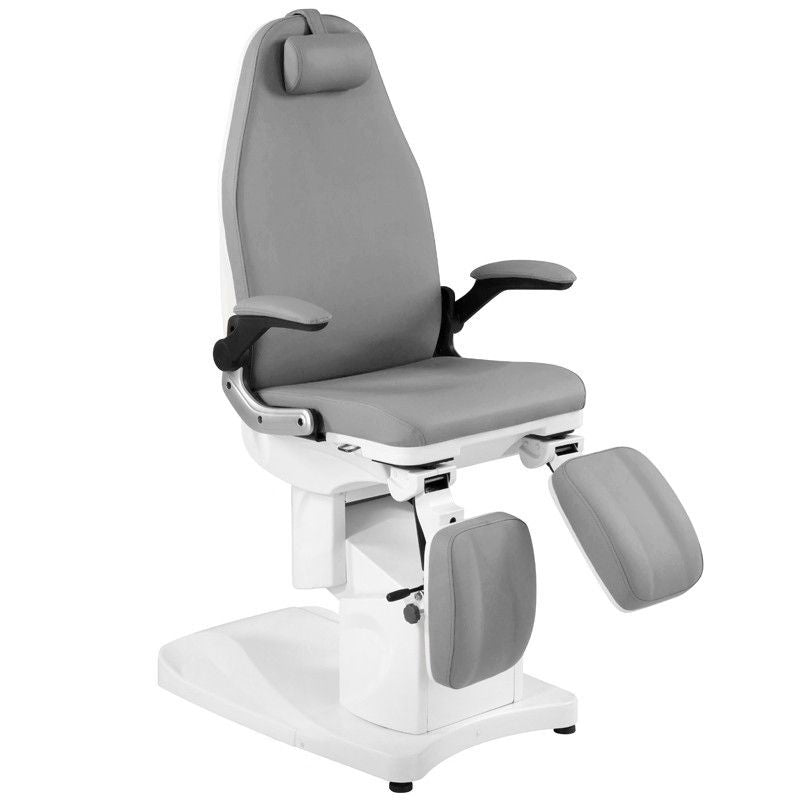 Cadeira de podologia elétrica azzurro 709a 3 strong Cinzento