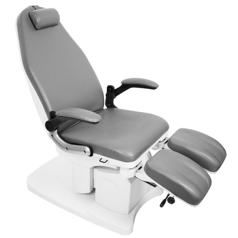 Cadeira de podologia elétrica azzurro 709a 3 strong Cinzento