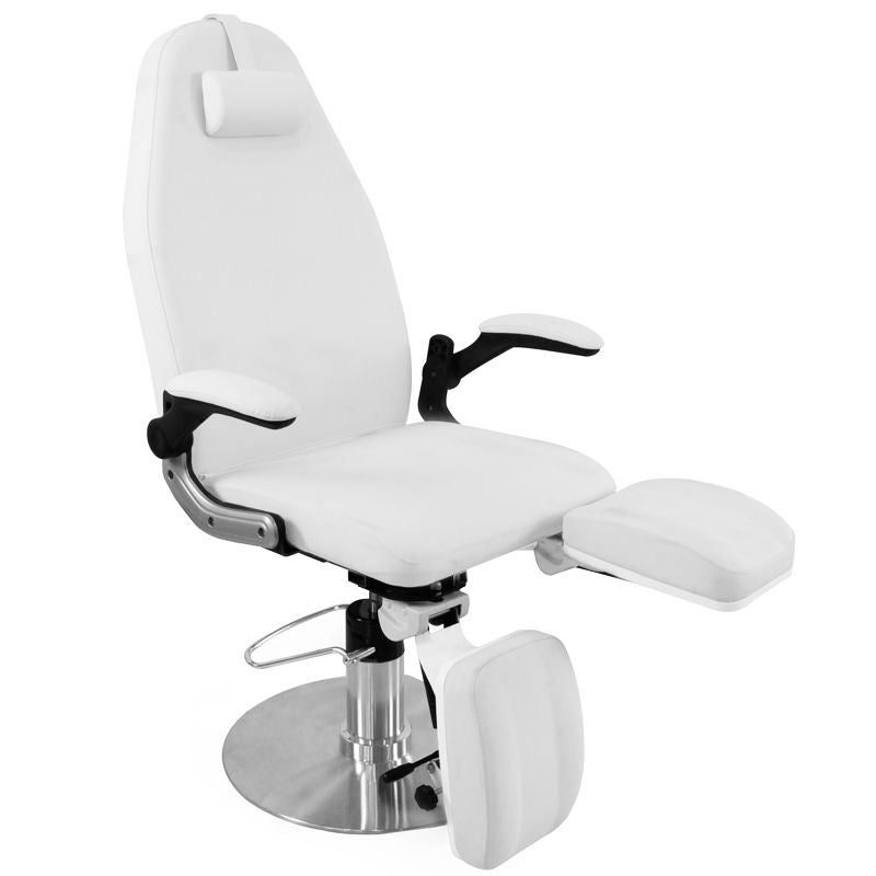 Cadeira hidráulica de podologia azzurro 713a branca