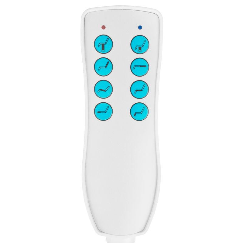 Cadeira cosmética elétrica azzurro 869a rotativa 4 motores branca