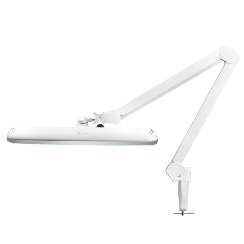 Werkstattlampe led elegante801-l mit schraubstöckchen mit einstellbarer lichtintensität