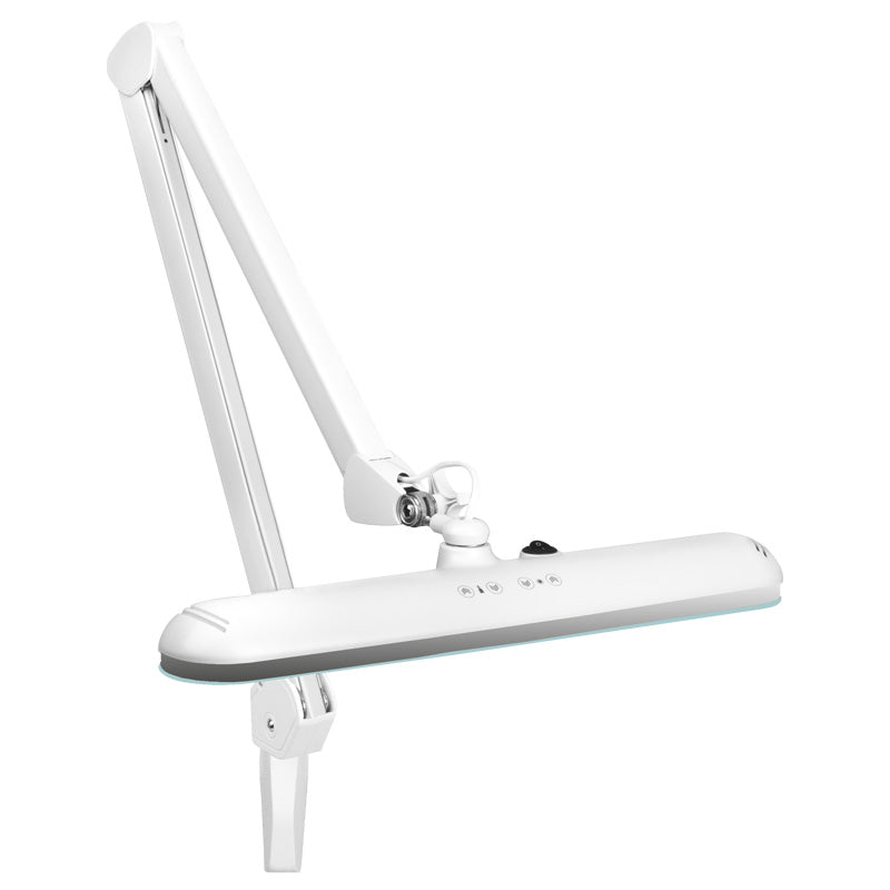 Werkstattlampe led elegante801-tl mit schraubstöckchen mit einstellbarer lichtintensität und lichtfarbe