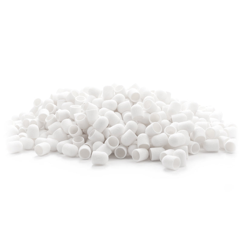 Exo Abrasive cap 10mm / 150 500 pcs hard cap white