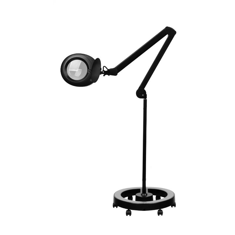 Lupenleuchte elegante 6025 60 led smd 5d black mit stativ