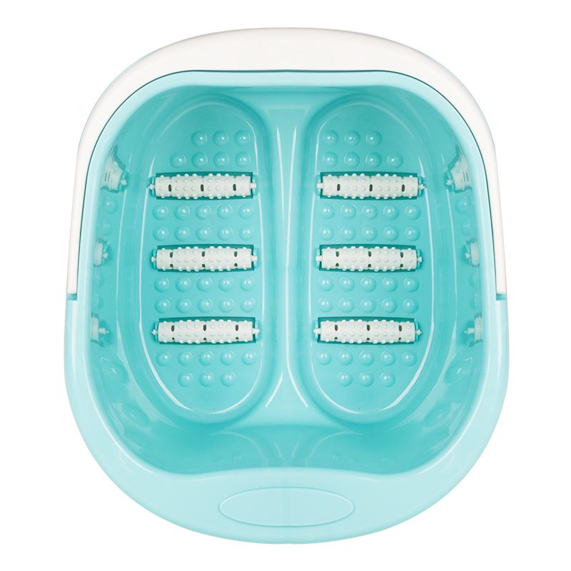 Bacia de pedicure com rolos lich azuis