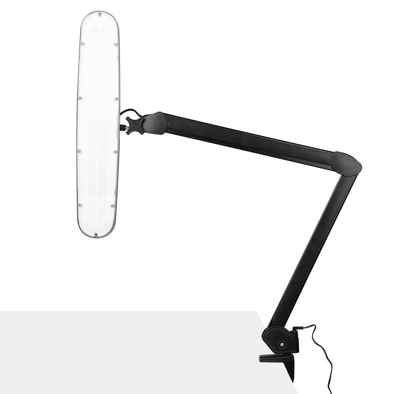 Werkstattlampe led elegante 801-tl mit Schraubstöckchen einstellbarer Lichtstärke und Lichtfarbe schwarz
