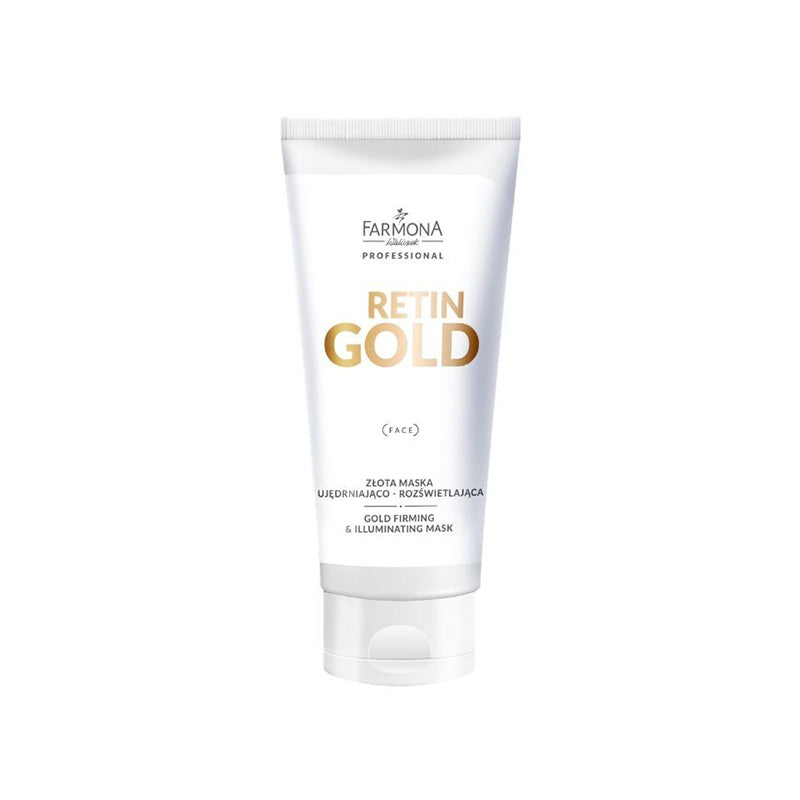 Farmona Retin Gold máscara firmadora e iluminadora dourada 200ml