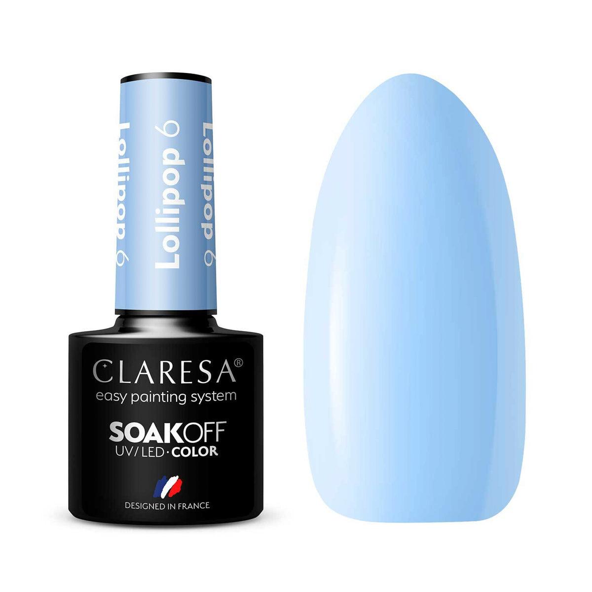 Verniz de unhas híbrido CLARESA LOLLIPOP 6 -5g