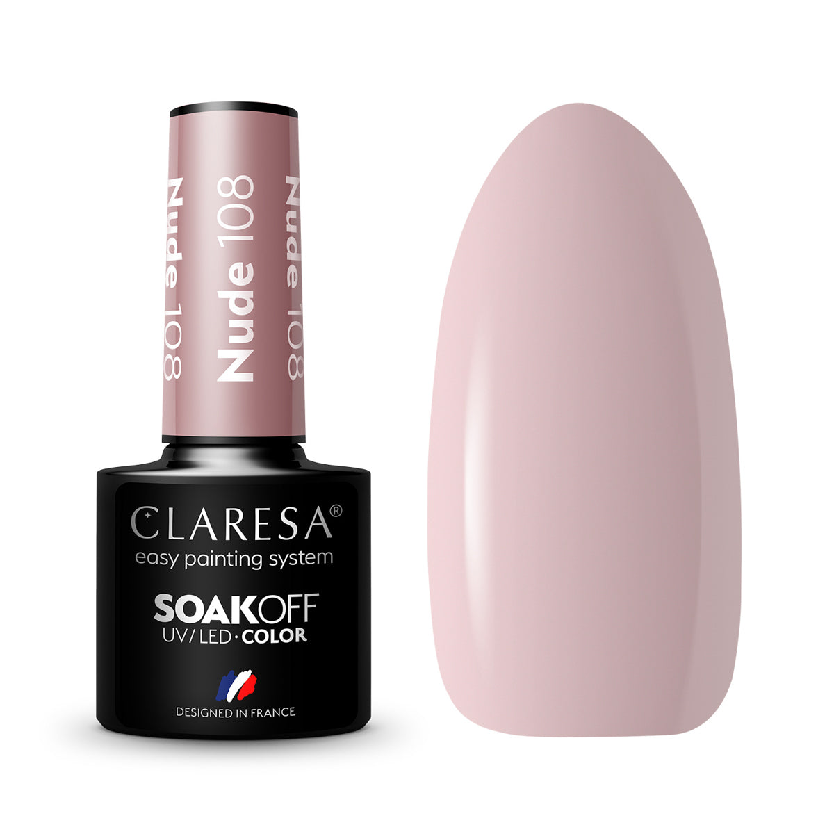 CLARESA Gel Politur NUDE 108 -5g