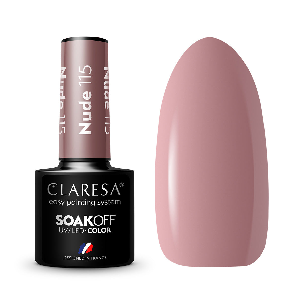 CLARESA Hybrid nail polish NUDE 115 -5g