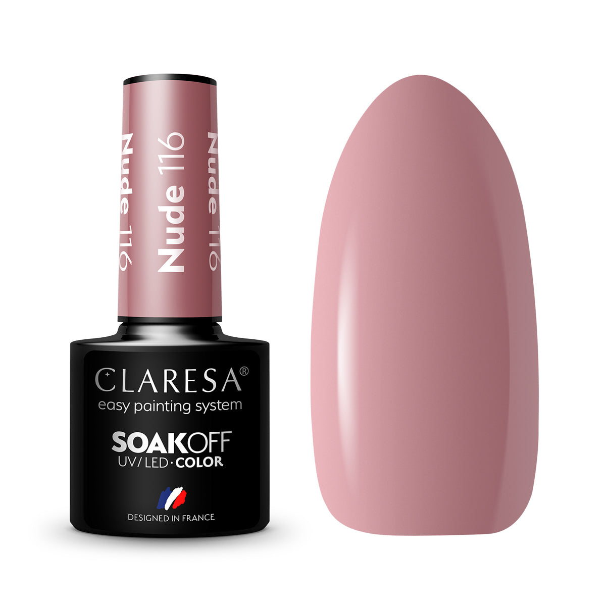 CLARESA hibridni lak za nokte NUDE 116 - 5 g