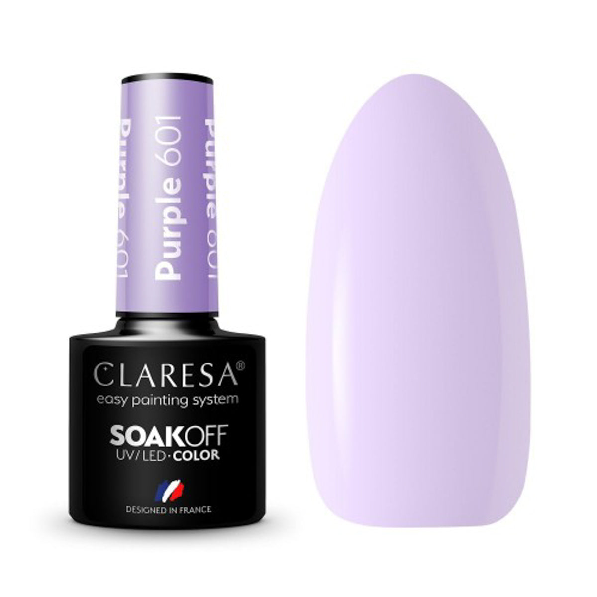 CLARESA hibridni lak LJUBIČASTI 601 - 5 g