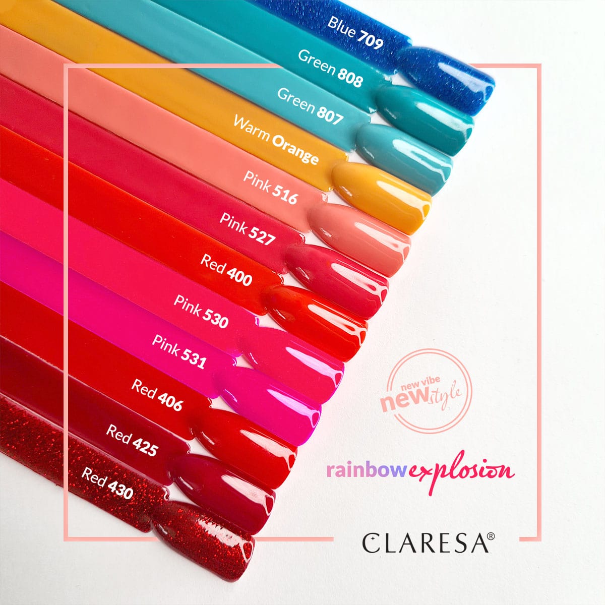 CLARESA Gel Politur ROT 425 -5g