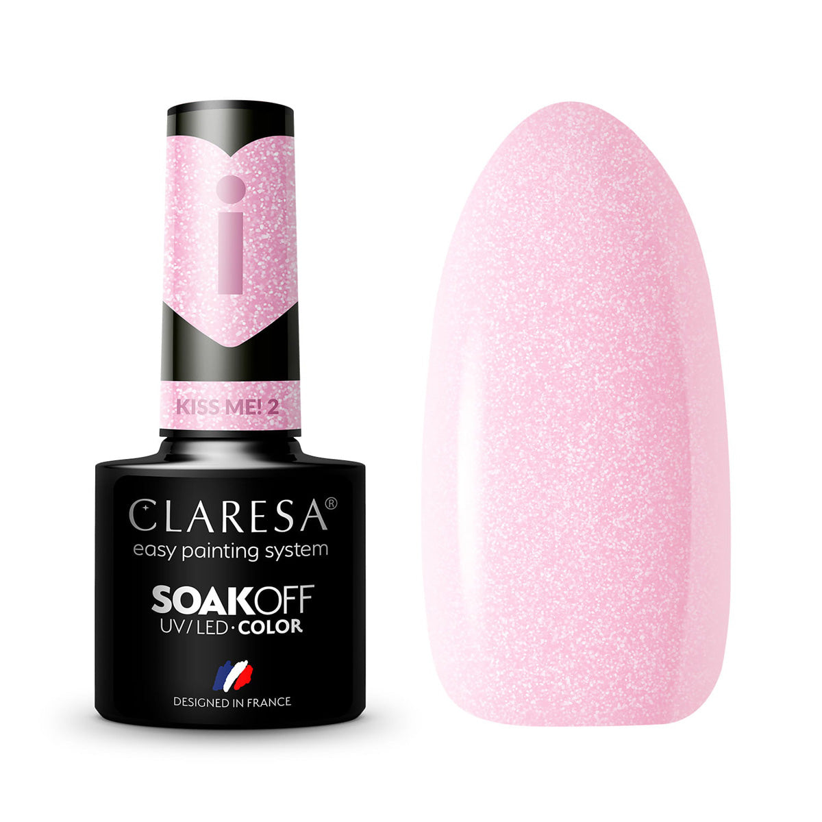 CLARESA hybrid polish Kiss Me! 2 -5g