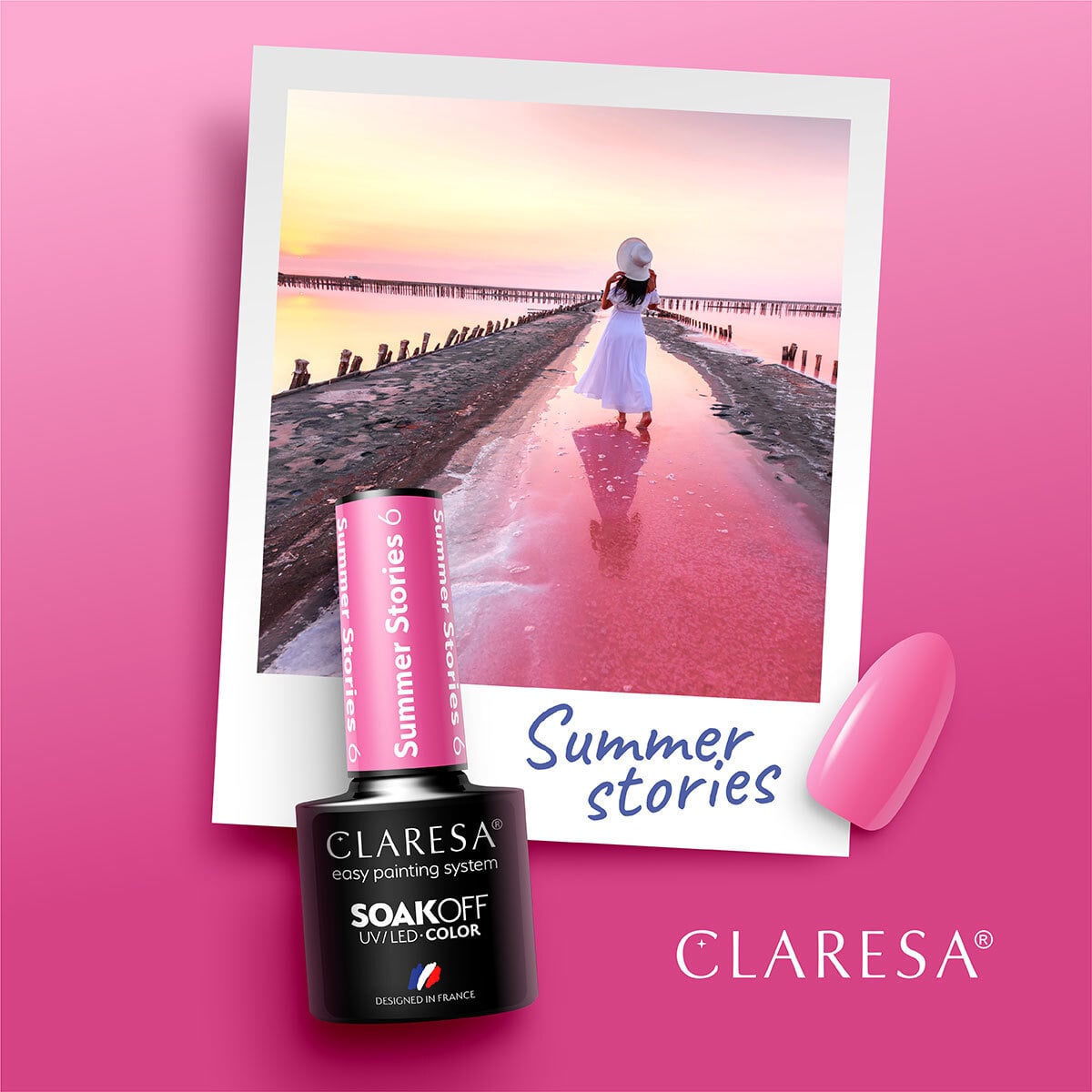 CLARESA hibridni lak SUMMER STORIES 6 - 5 g