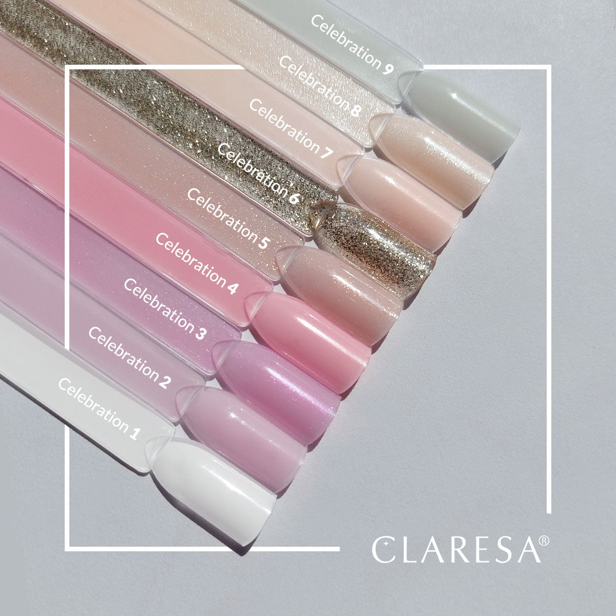 CLARESA hibridni lak za nokte CELEBRATION 3 - 5 g