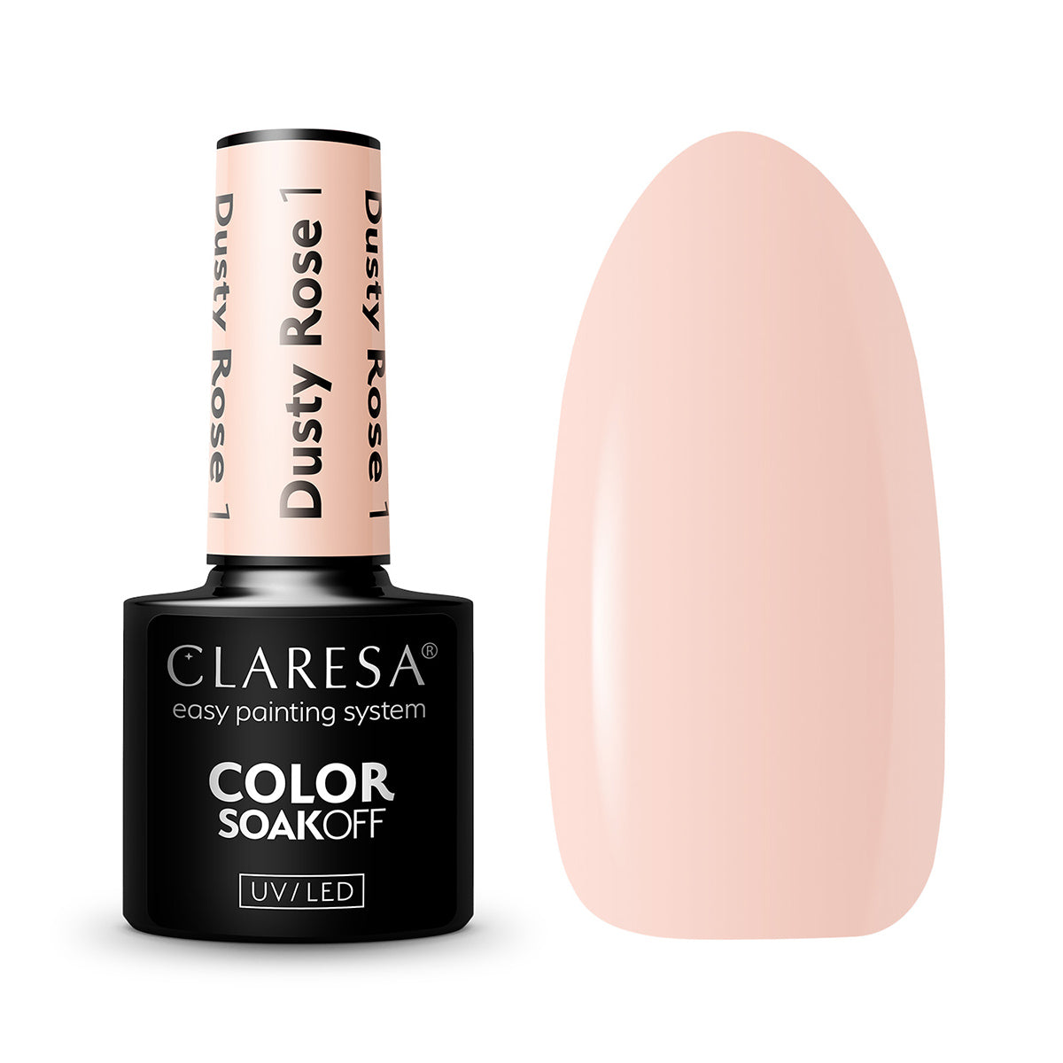 CLARESA hibridni lak za nokte DUSTY ROSE 1 - 5 g