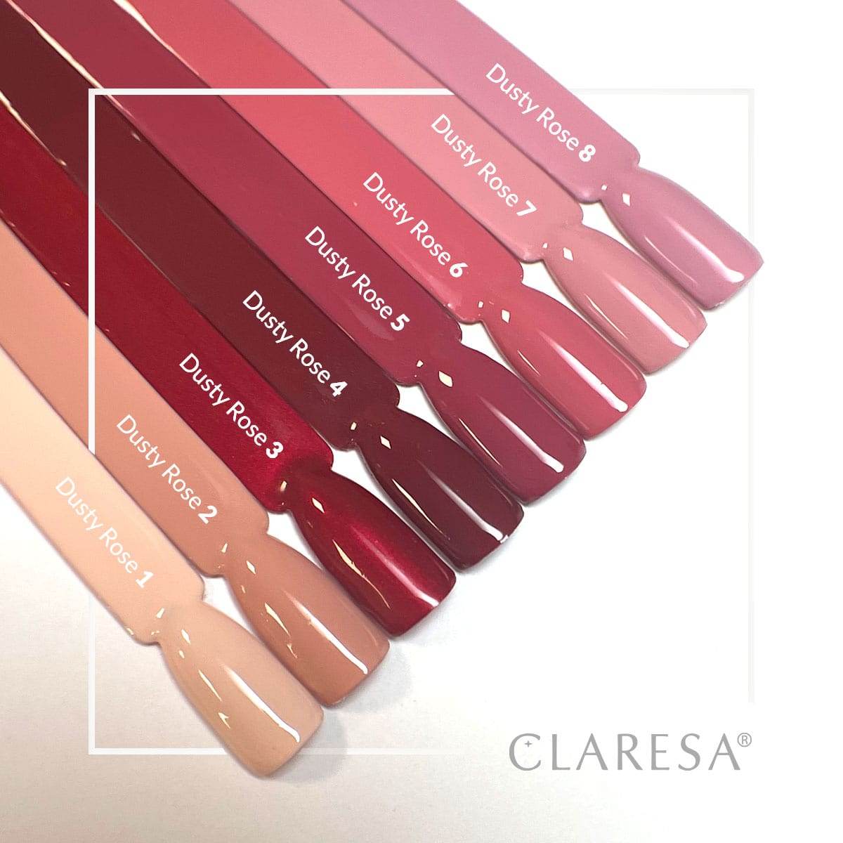 CLARESA hibridni lak za nokte DUSTY ROSE 4 - 5 g