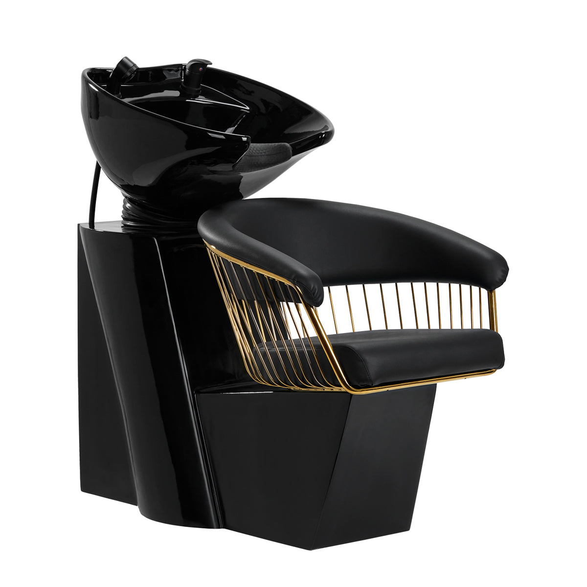 Gabbiano hairdressing wash unit Lille-M gold black