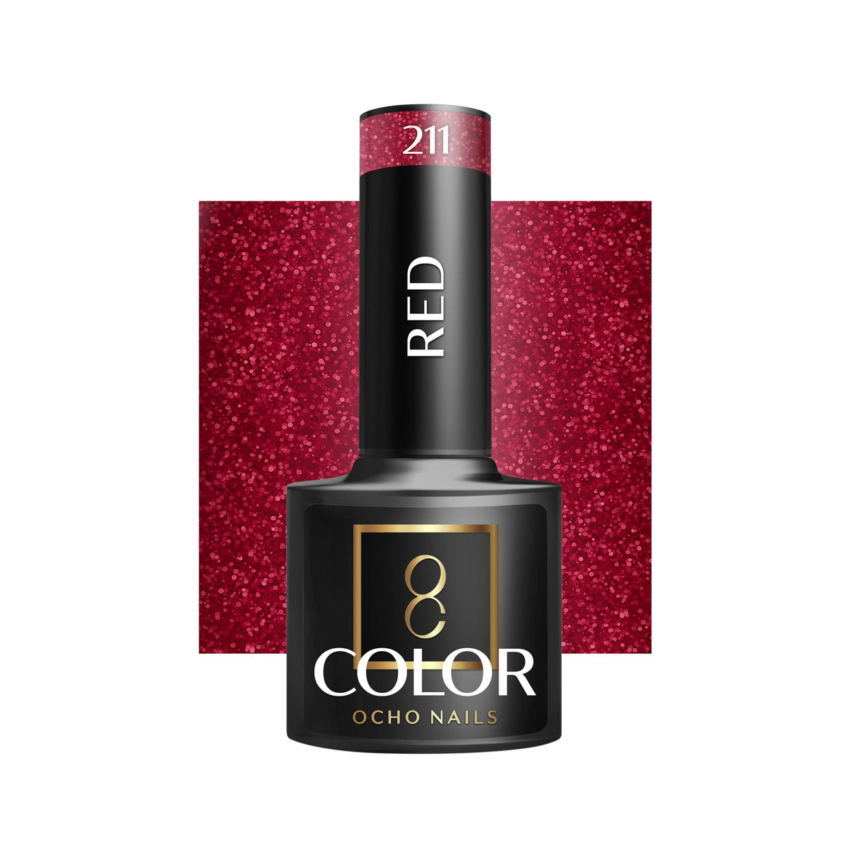 OCHO NAILS Hybrid-Nagellack red 211 -5 g