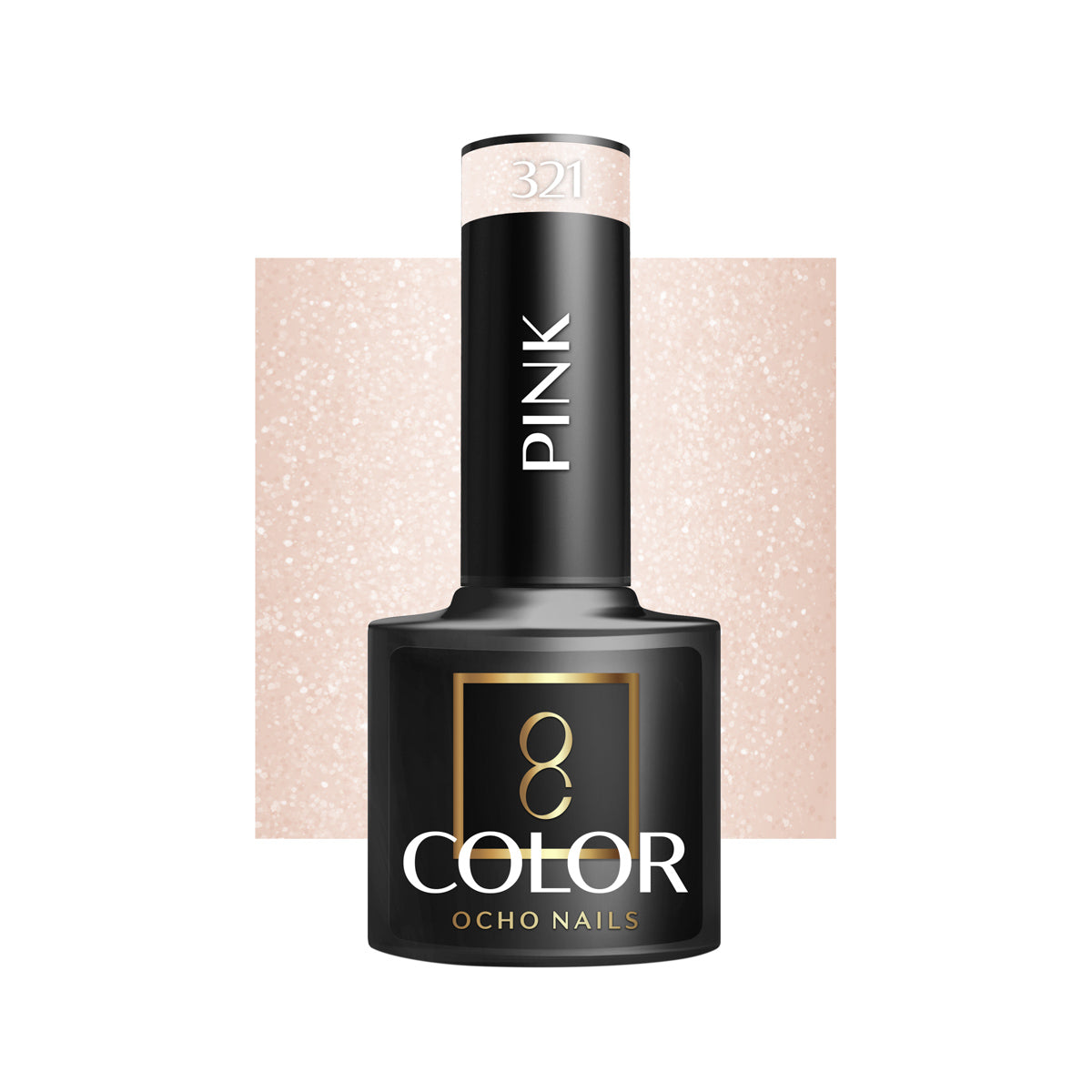 OCHO NAILS Verniz híbrido para unhas rosa 321 -5 g