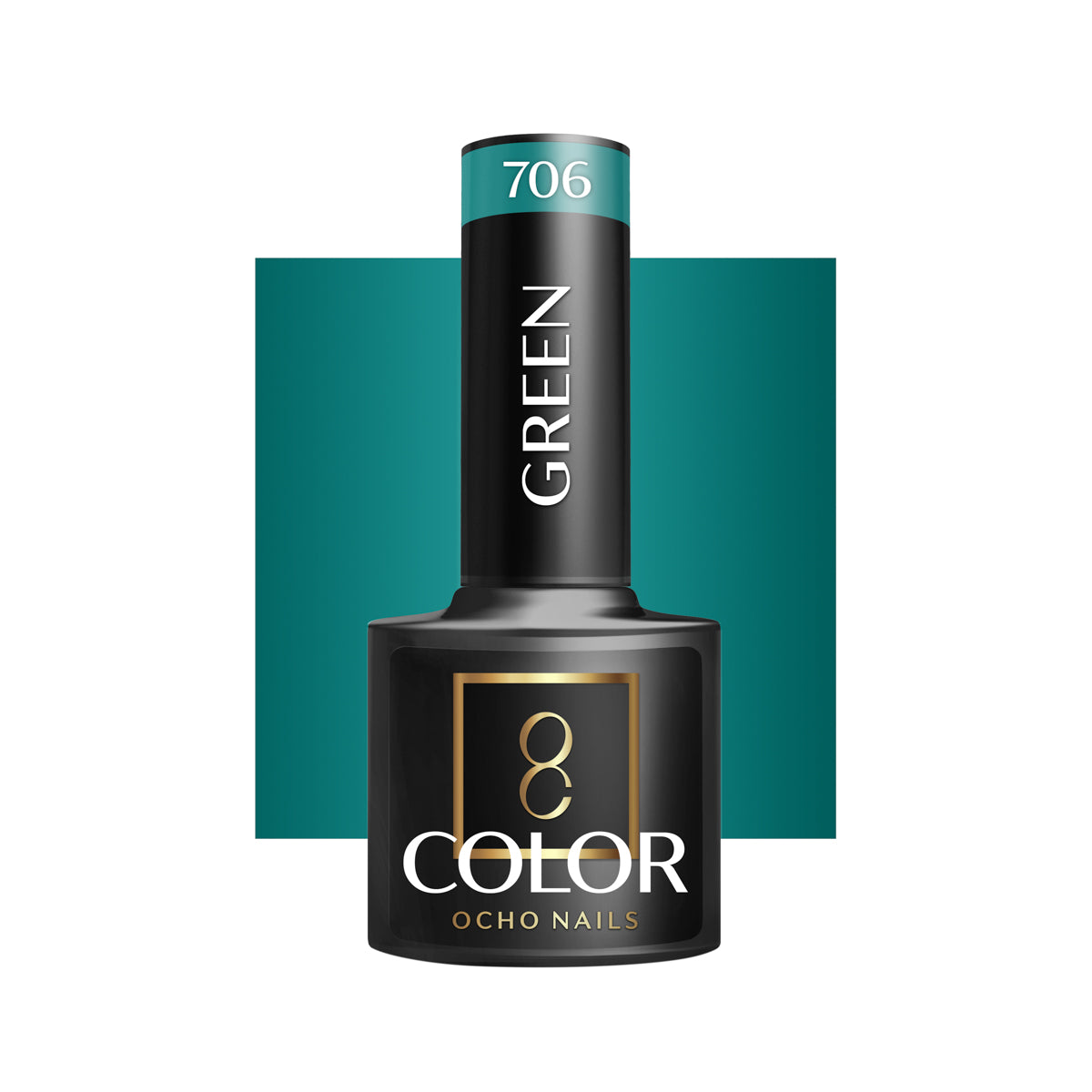 OCHO NAILS Hybrid-Nagellack green 706 -5 g