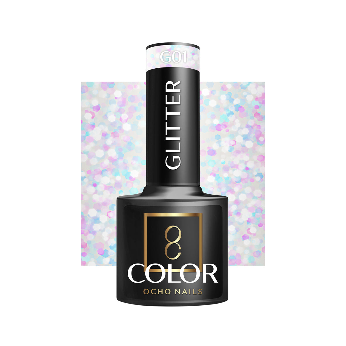 OCHO NAILS Třpytivý hybridní lak G01 -5 g