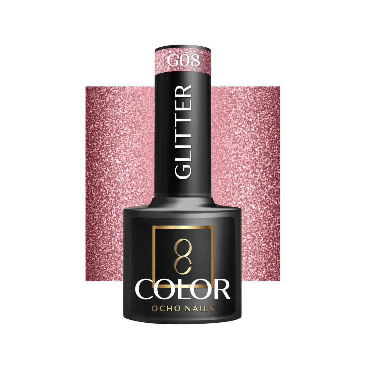 OCHO NAILS Hibridni lak za nokte Glitter G08 - 5 g