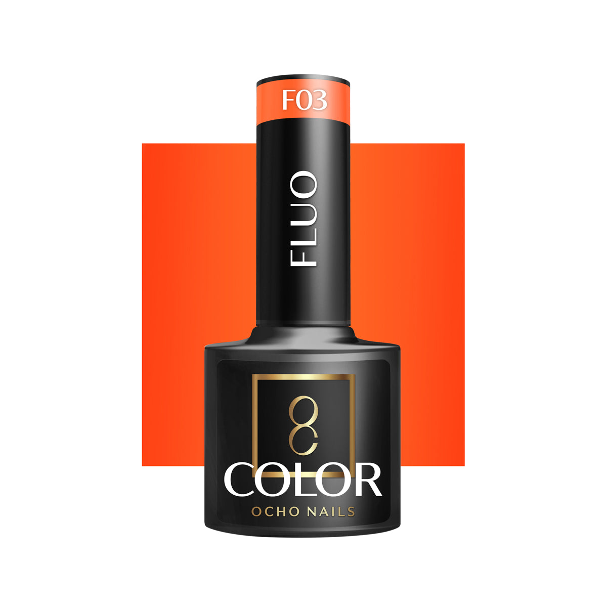 OCHO Hybrid nail polish fluo F03, 5 g