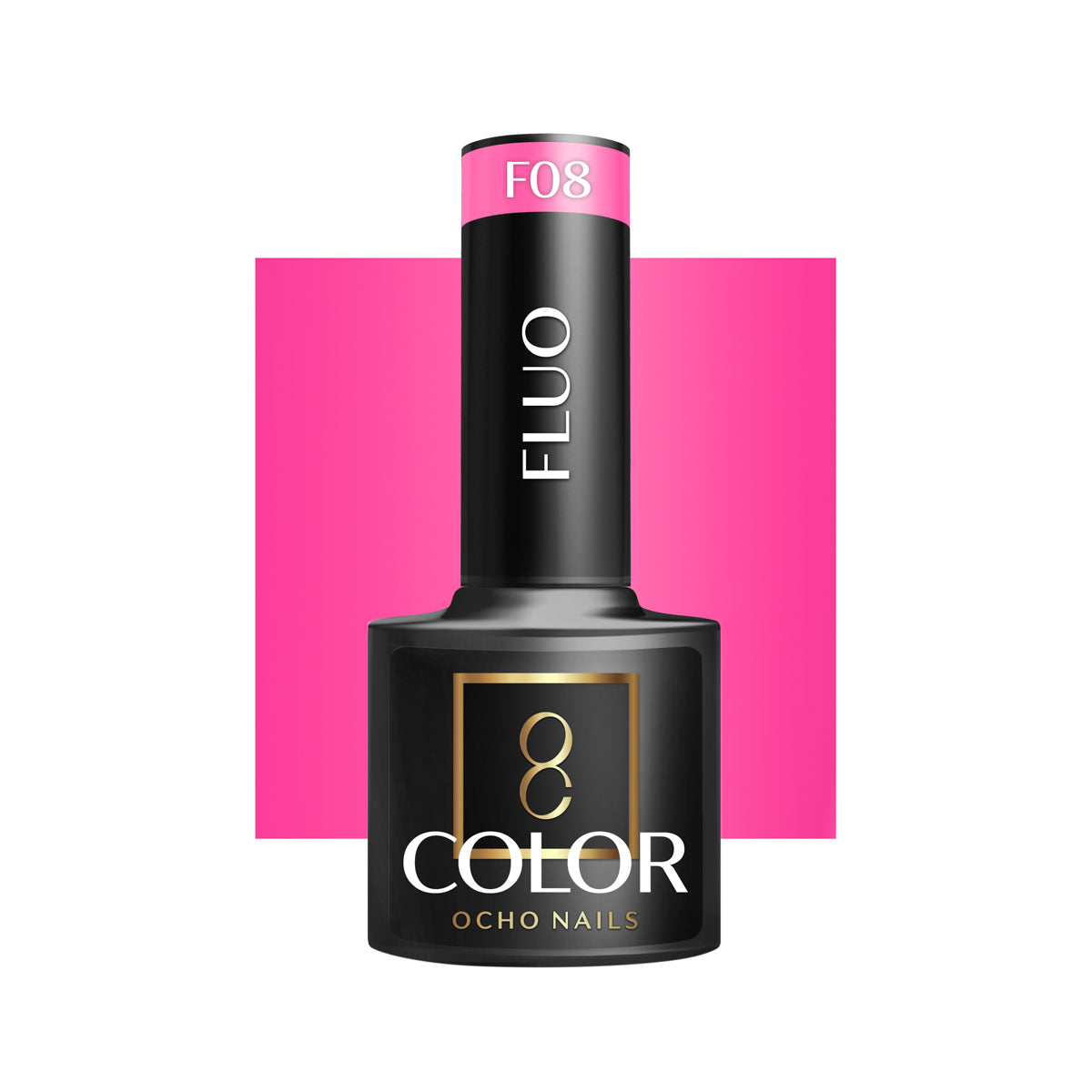 OCHO NAILS Verniz gel híbrido fluo F08 -5 g