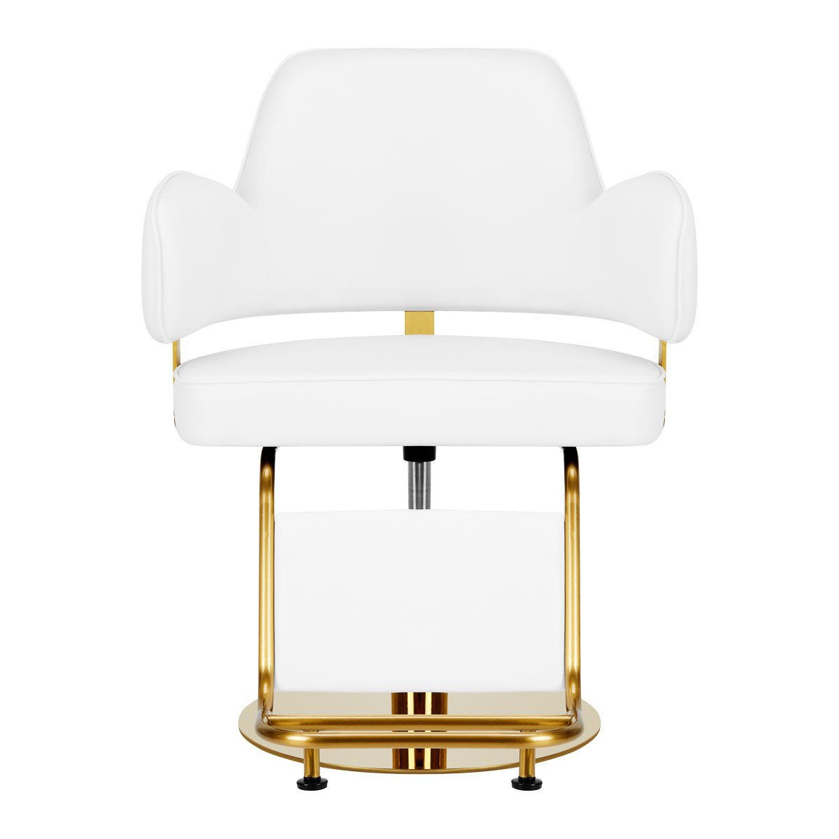 Hairdressing chair Gabbiano Linz NQ Gold White