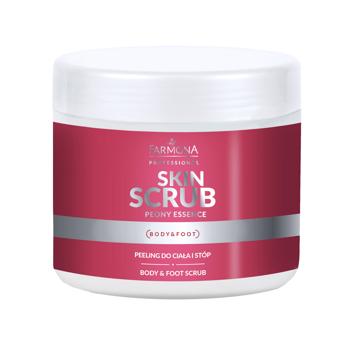 Farmona Skin esfoliante essência de peônia esfoliante corporal e para os pés de peônia 500 g