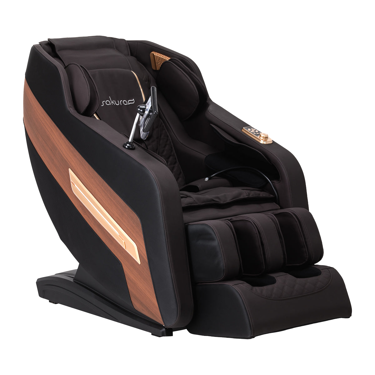 Cadeira de massagem Sakura 306A em madeira e couro