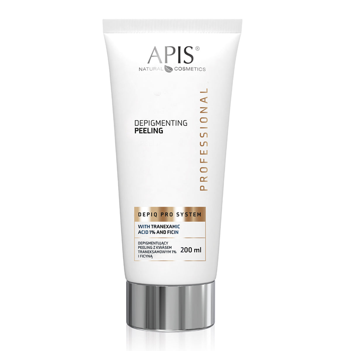 APIS DEPIQ PRO SYSTEM Peeling despigmentante com ácido tranexâmico 1% e ficina, 200 ml