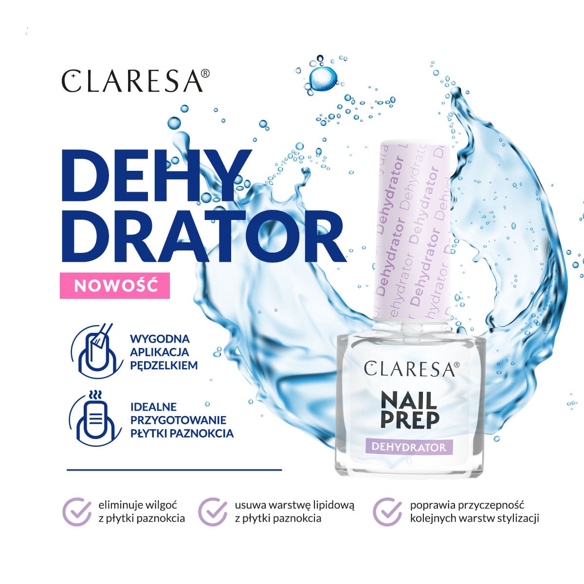 CLARESA Nail Prep dehydrátor 5 ml