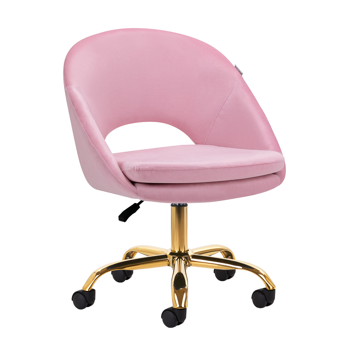 Cadeira giratória 4Rico QS-MF18G rosa