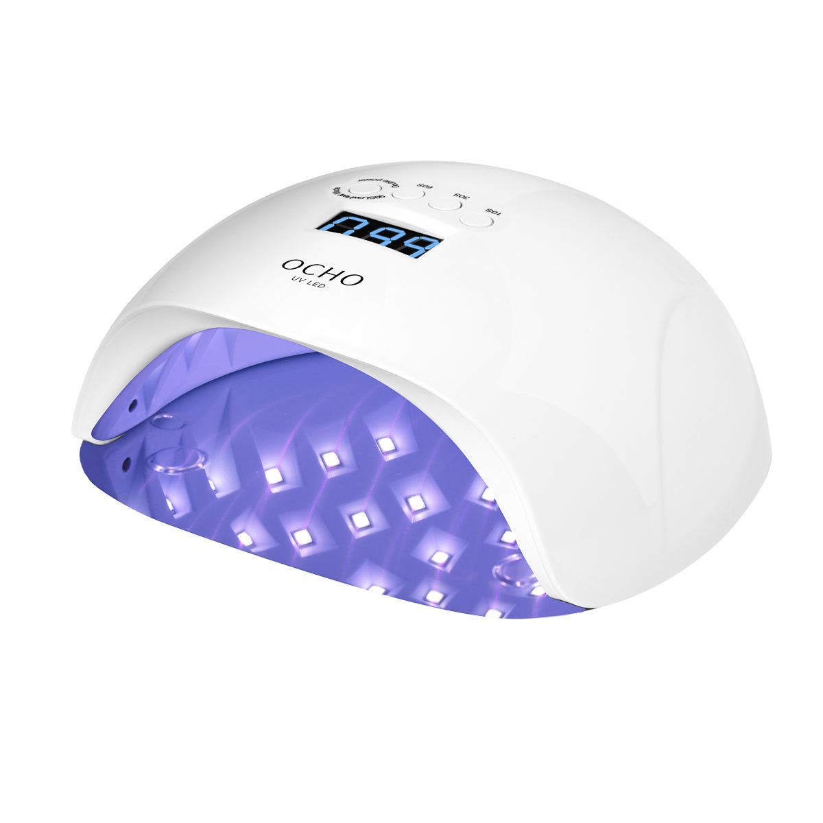 UV LED Lamp OCHO NAILS X13 65W white with mirrored bottom