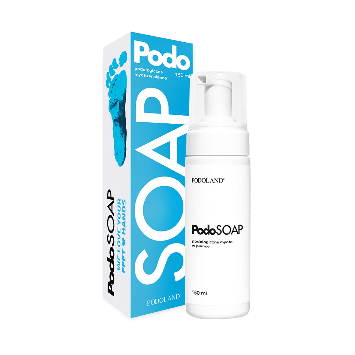 Podoland Podosoap sabão podológico em espuma 100 ml
