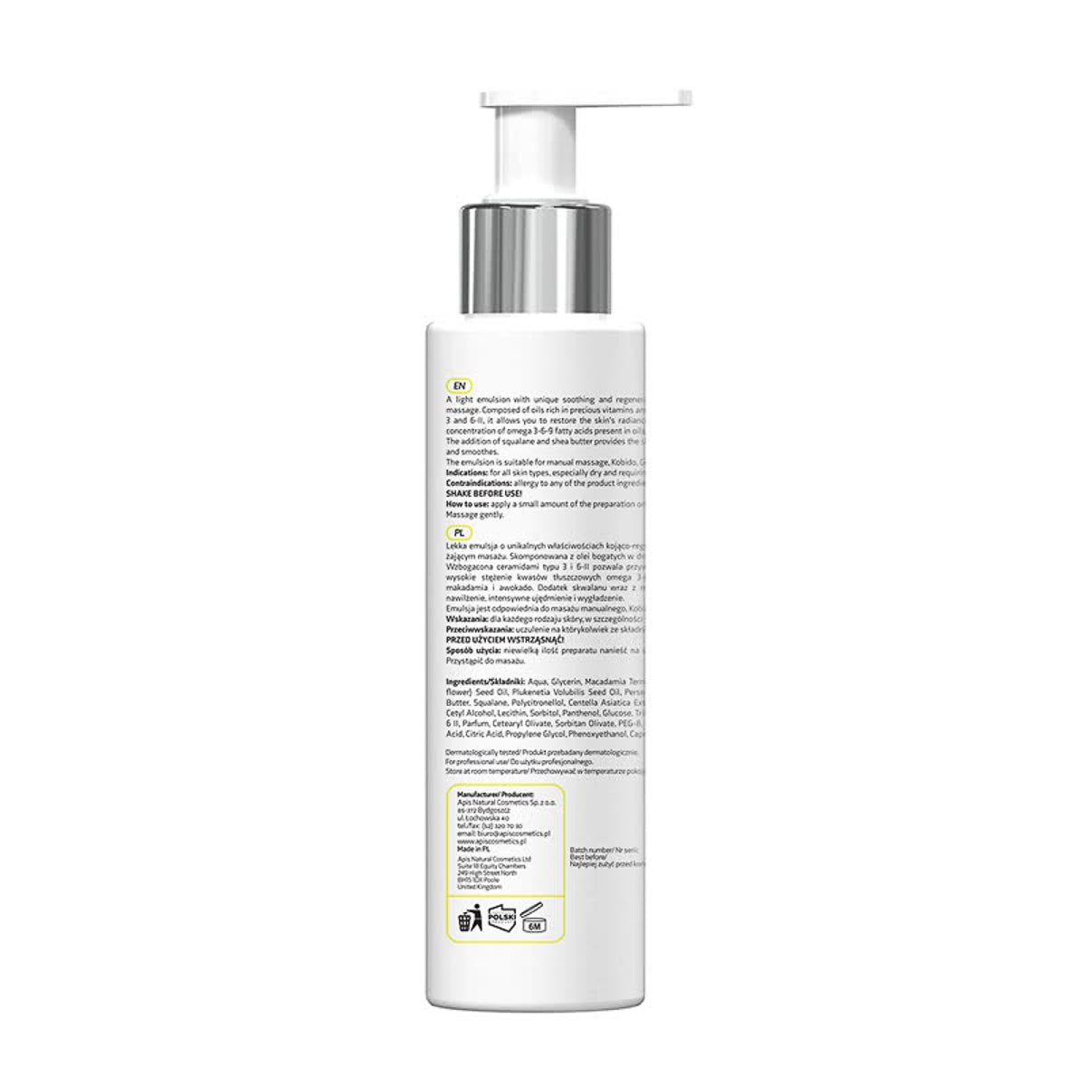 Apis CERAMIDE REPAIR Emulsão de óleo de massagem facial com ceramidas 150 ml