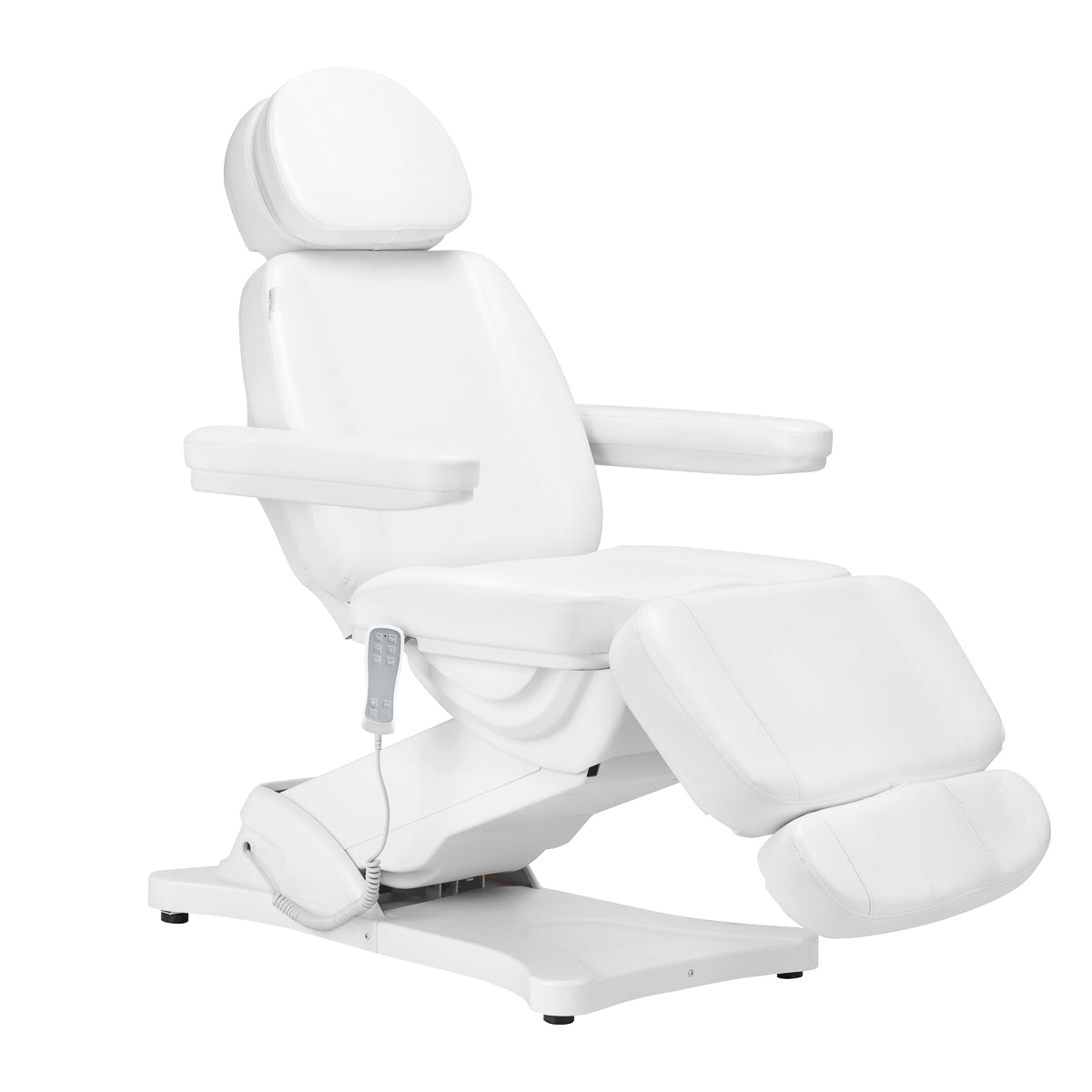Electric cosmetic chair SILLON CLASSIC 3 motors with heating , white (second edition with defects)