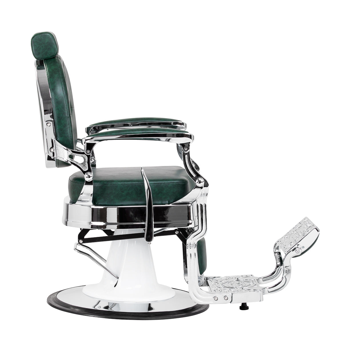 Barber chair Gabbiano President green Chrom