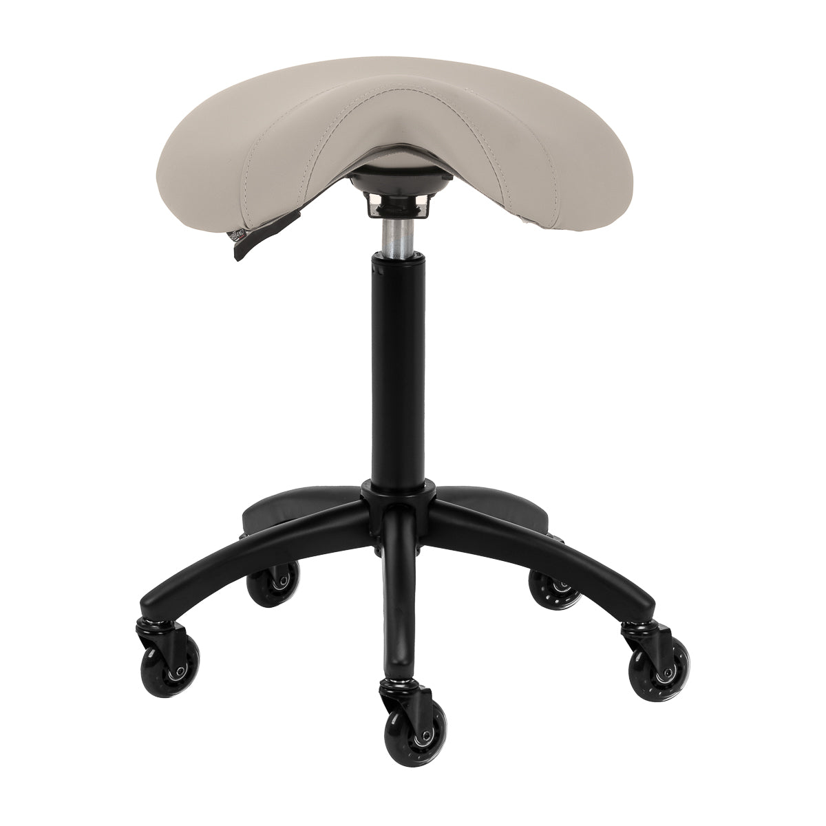 Gabbiano hairdressing stool D032 grey-beige