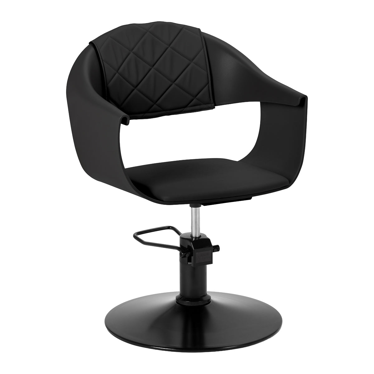Hair System frizerska stolica Halo noir, crna