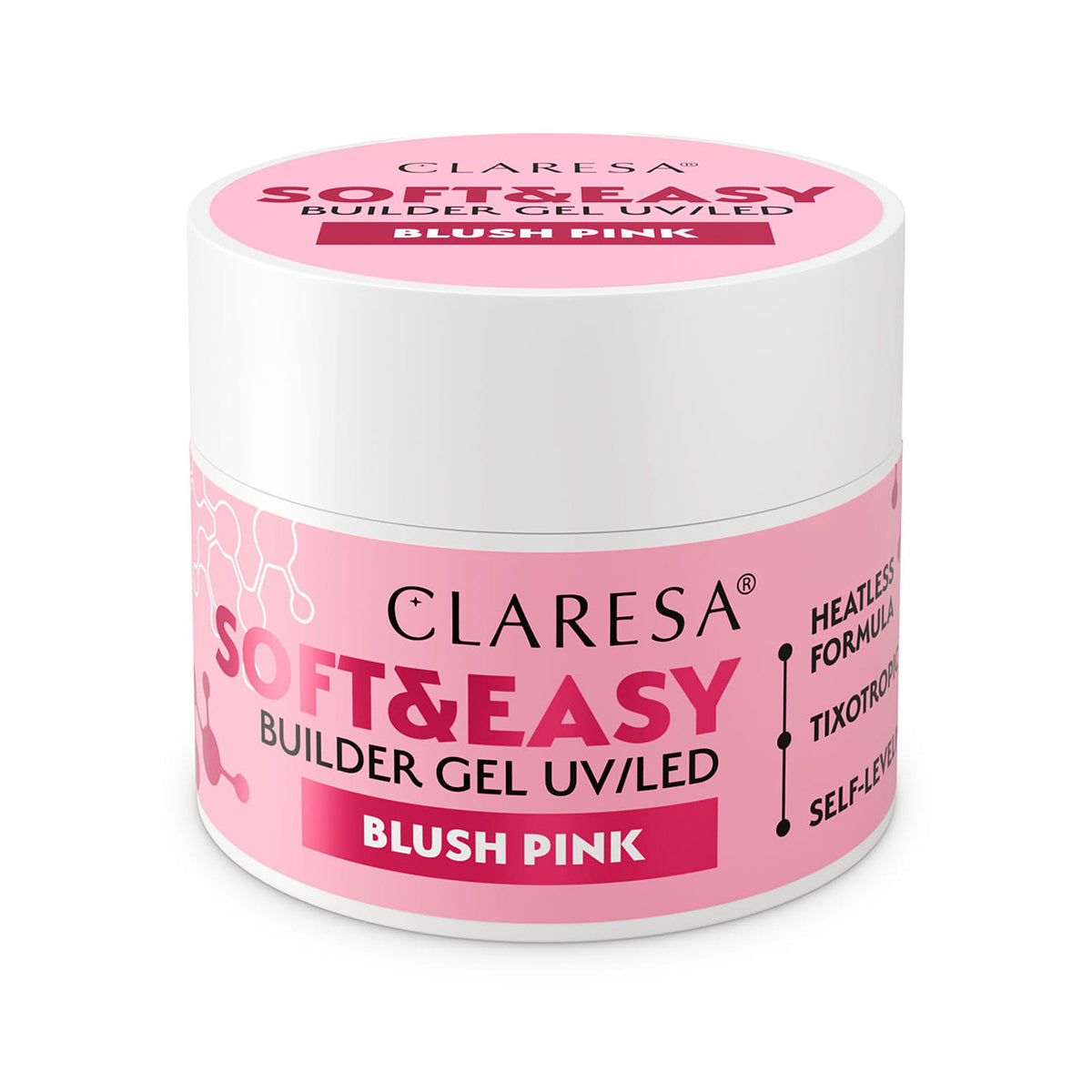 Claresa builder gel Soft&Easy blush pink 90g