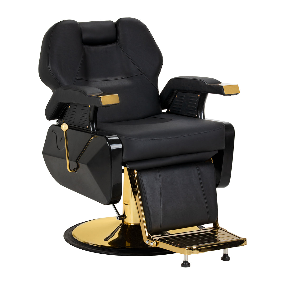 Hair System New York barber chair black gold