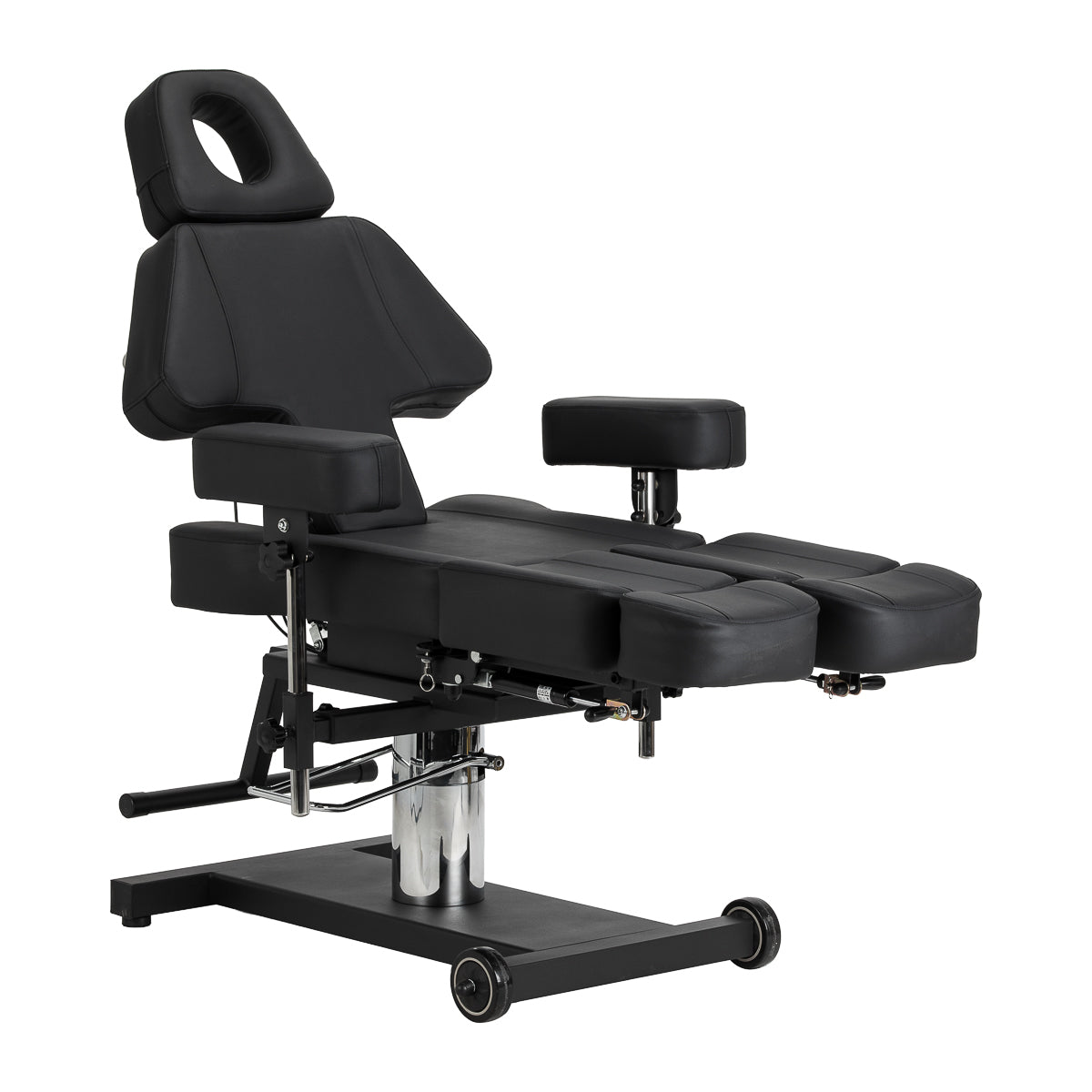Pro Ink Tattoo-Stuhl 605 mit stufenloser Verstellung Schwarz