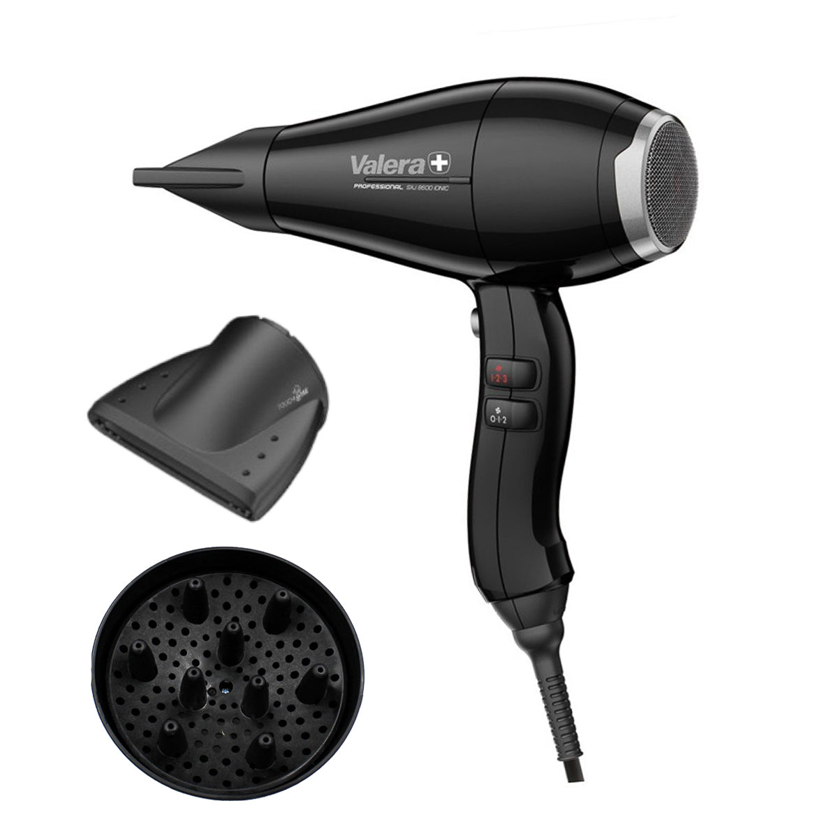VALERA 8600 IONIC Rotocord sušič vlasov čierny