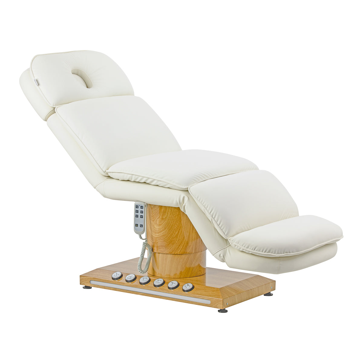 Sillon Cloud Cadeira Elétrica de Estética 3 Motores Creme