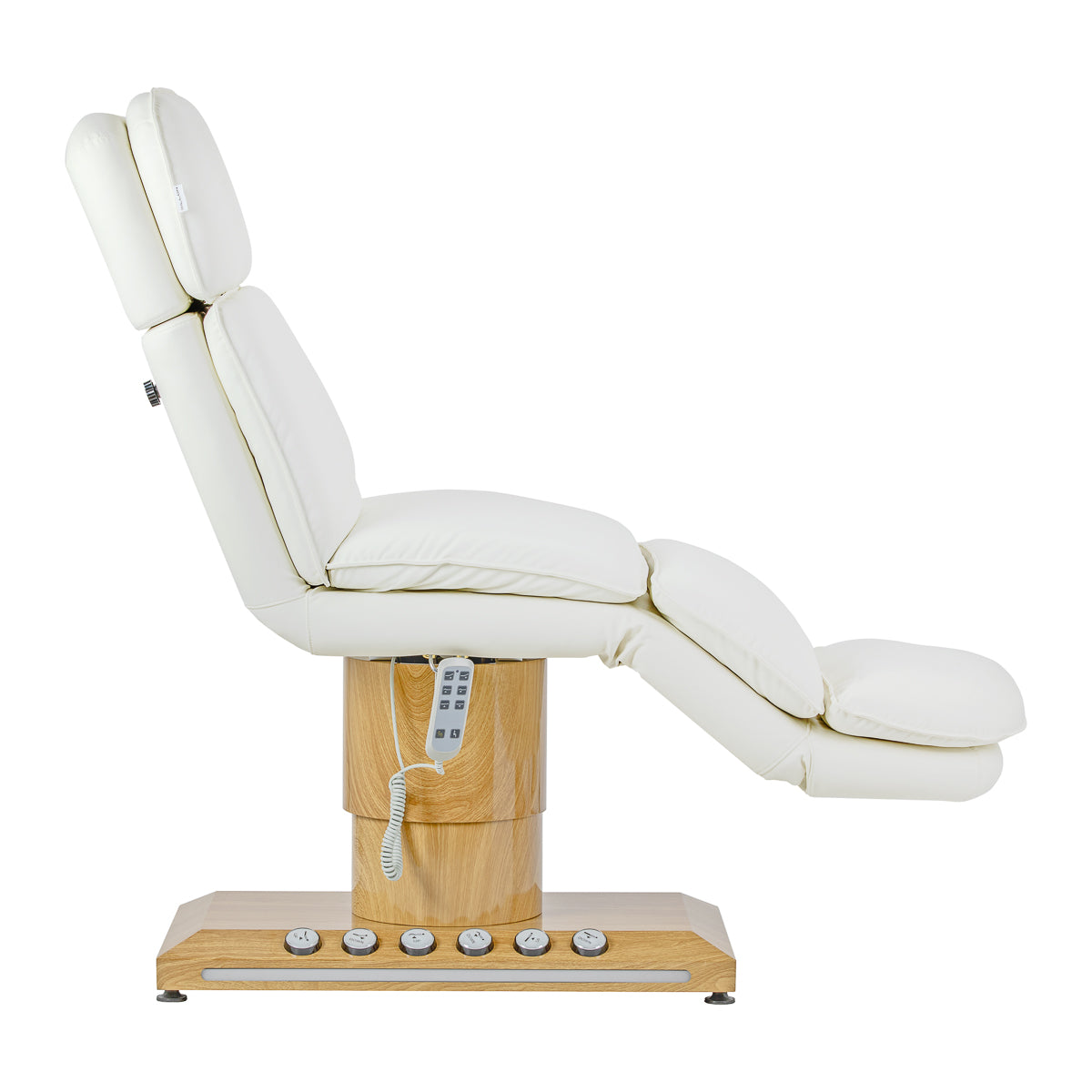 Sillon Cloud Cadeira Elétrica de Estética 3 Motores Creme